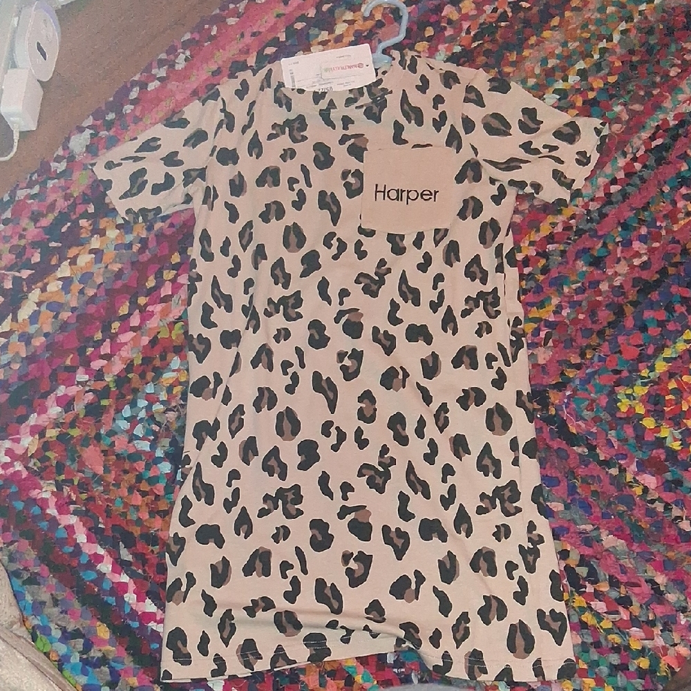 Leopard Print Kids Shirt